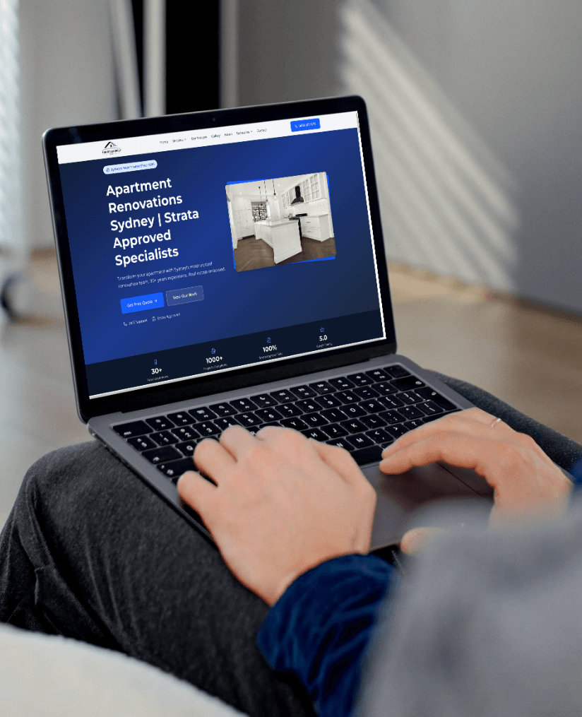 Professional Tradie Website Example